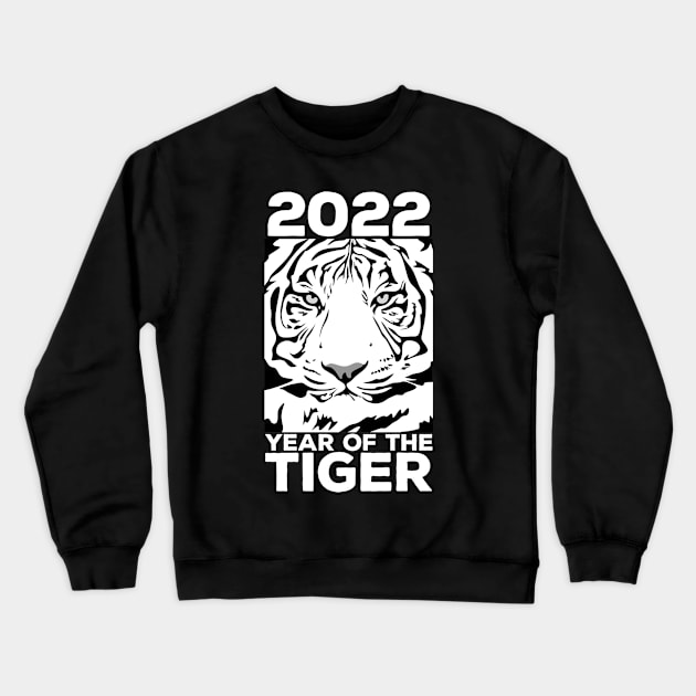 2022 Chinese Year Of The Tiger Crewneck Sweatshirt by LittleBoxOfLyrics